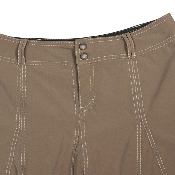 Athleta Whatever Pleated Skirt Skort Tennis A-Line in Light Brown size 6 - Picture 2 of 8